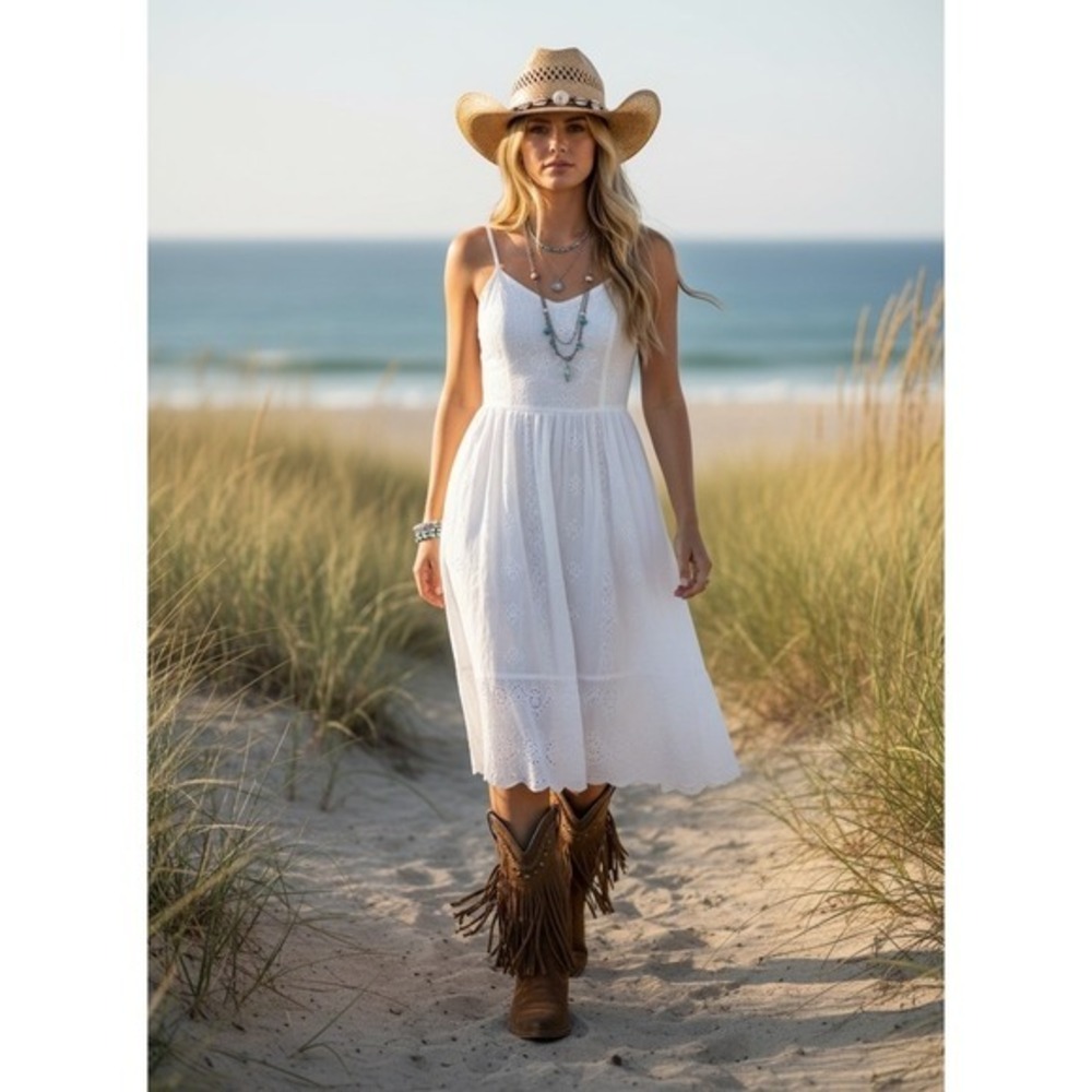 Bed Stu ROAN Suede Fringe Western Hippie Women's size 9 Coastal Cowgirl Boots